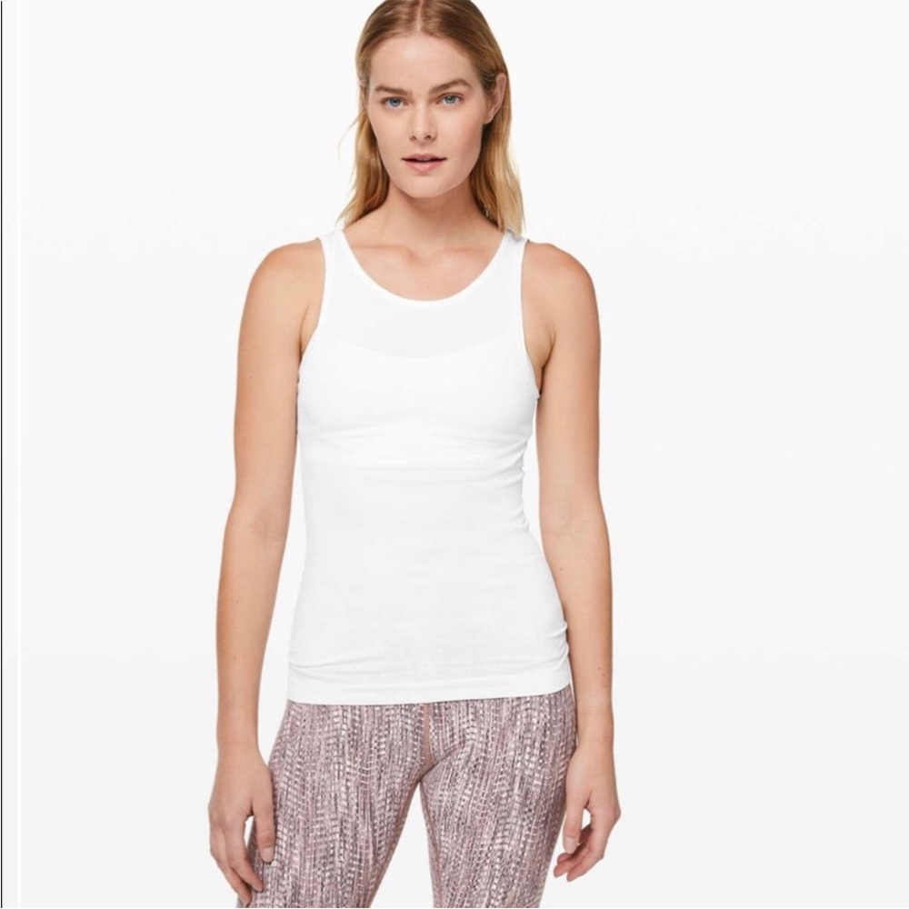 Lululemon Reversible Basic White Tank